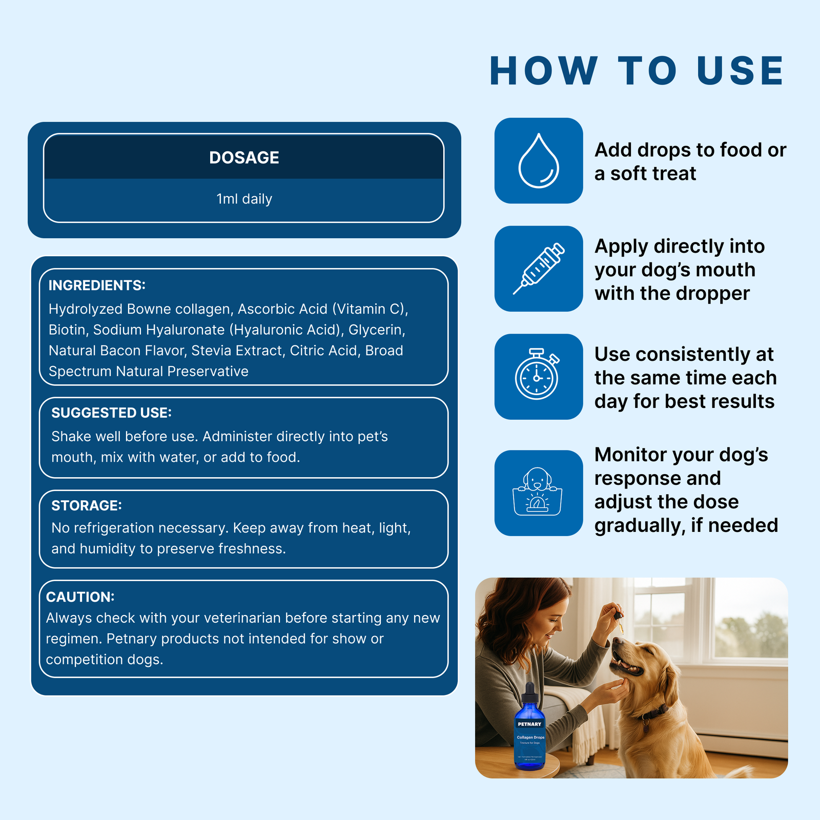 Collagen (1) Collagen drops -how to use